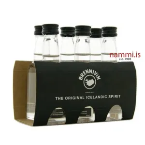 6 Mini Brennivin Miniatures (6 x 50 ml)