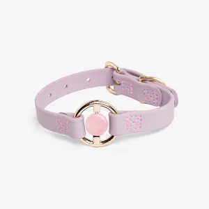 All Eyes On Me Dog Collar Lilac Haze/Rose Quartz