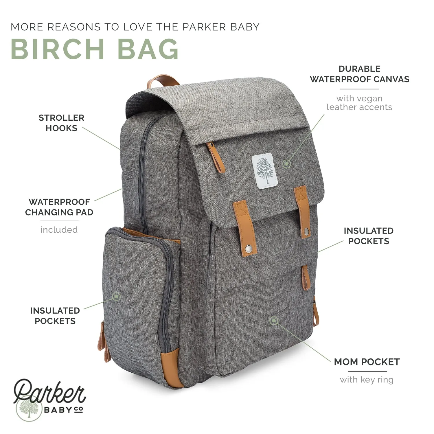 Birch Bag - Diaper Backpack