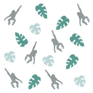 Eco Friendly Leaf & Monkey Jungle Table Confetti