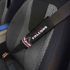 Fanmats Atlanta Falcons Team Color Rally Seatbelt Pad - 2 Pieces