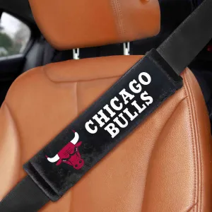 Fanmats Chicago Bulls Embroidered Seatbelt Pad - 2 Pieces