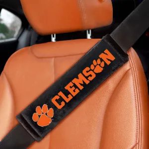 Fanmats Clemson Tigers Embroidered Seatbelt Pad - 2 Pieces