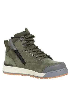 Hard Yakka 3056 Olive Lace Zip Work Boot Y60203