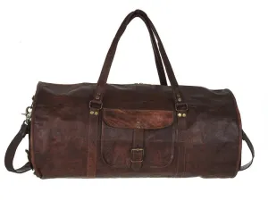 Indiana Jones Leather Duffel 20"