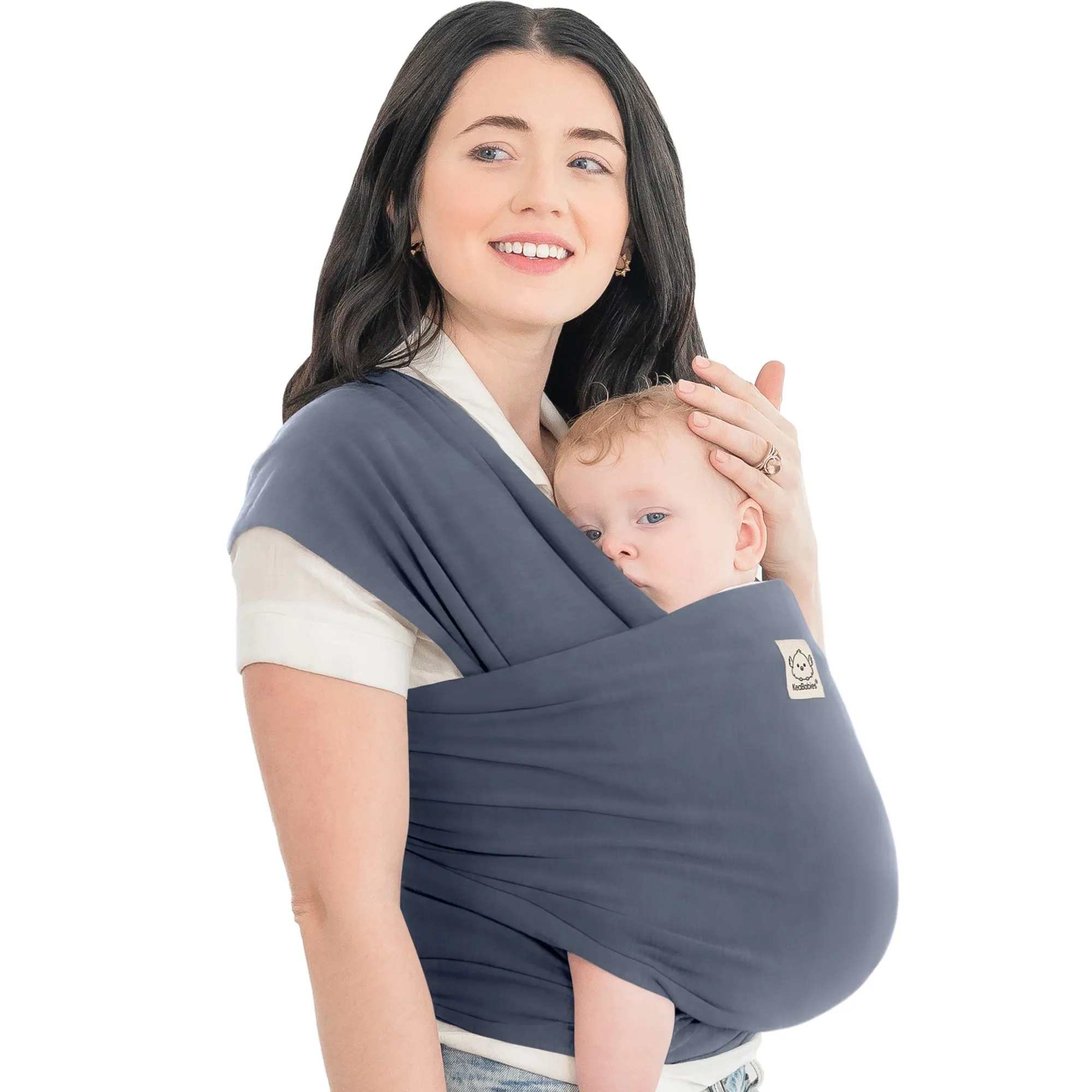 KeaBabies Original Wrap Carrier (Raven)