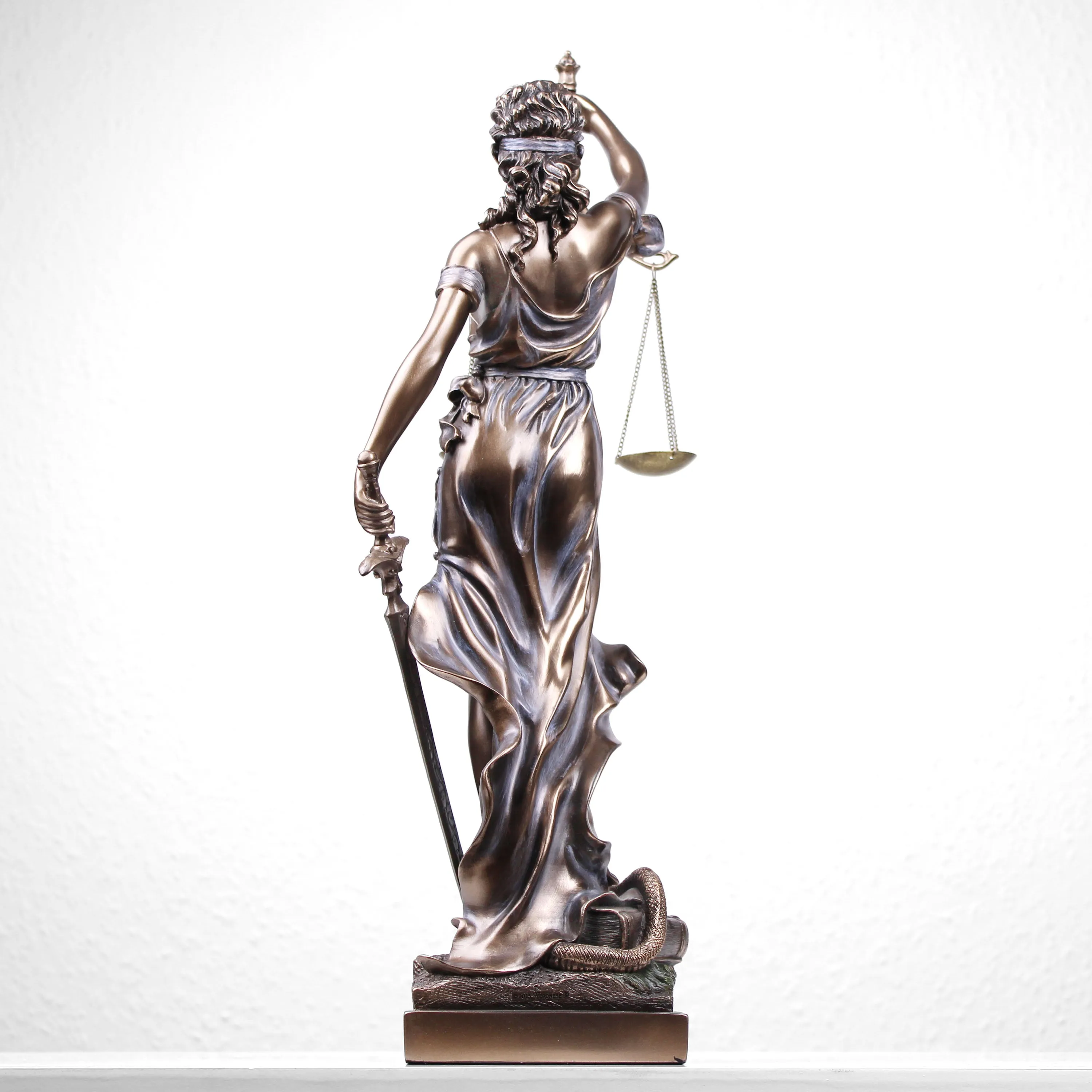 Lady Justice Sculpture of Themis (Cold Cast Bronze Statue)