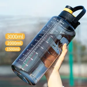 Large Clear Plastic Water Bottles  Ideal for Active Lifestyles