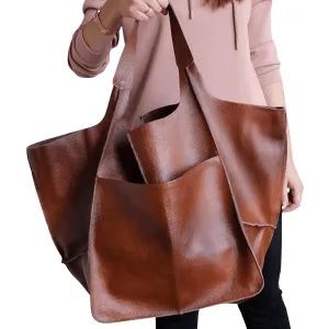 Large Leather Tote Bag