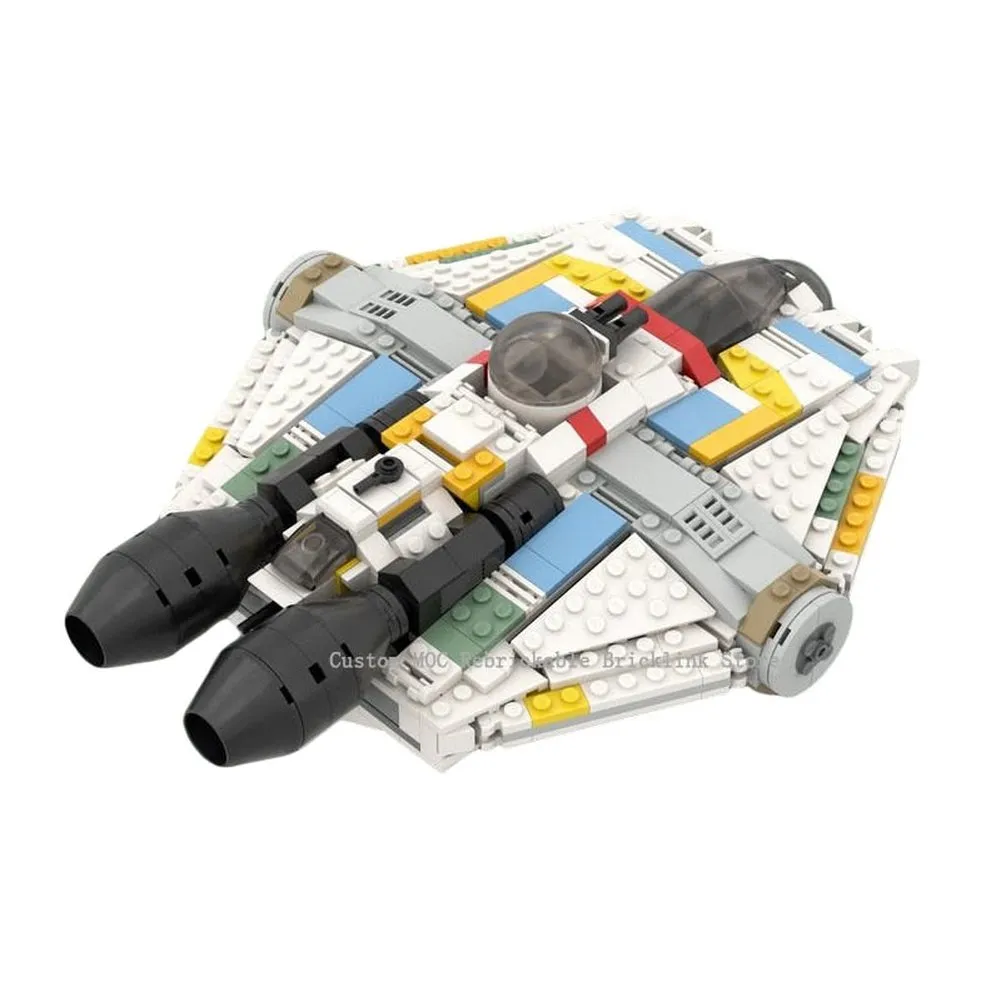 MOC  Compatible  The Latest Phantom Spaceship MOC-75053 Corellian Vcx-100 The Ghost Space Battleship 's Building Block Model Holiday