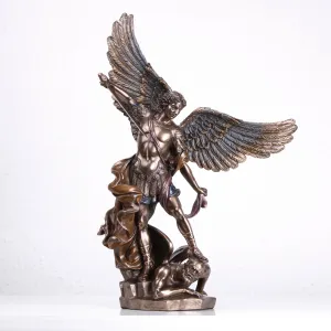 Saint Michael Statue (Cold Cast Bronze Sculpture)