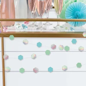 Shimmering Party Iridescent Mini Garlands