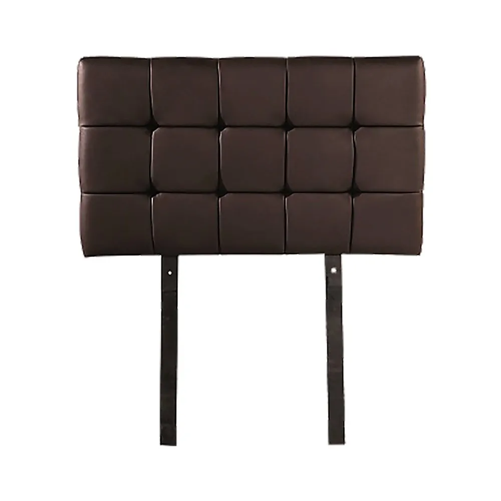 Single Size | Deluxe Headboard Bedhead (Brown)