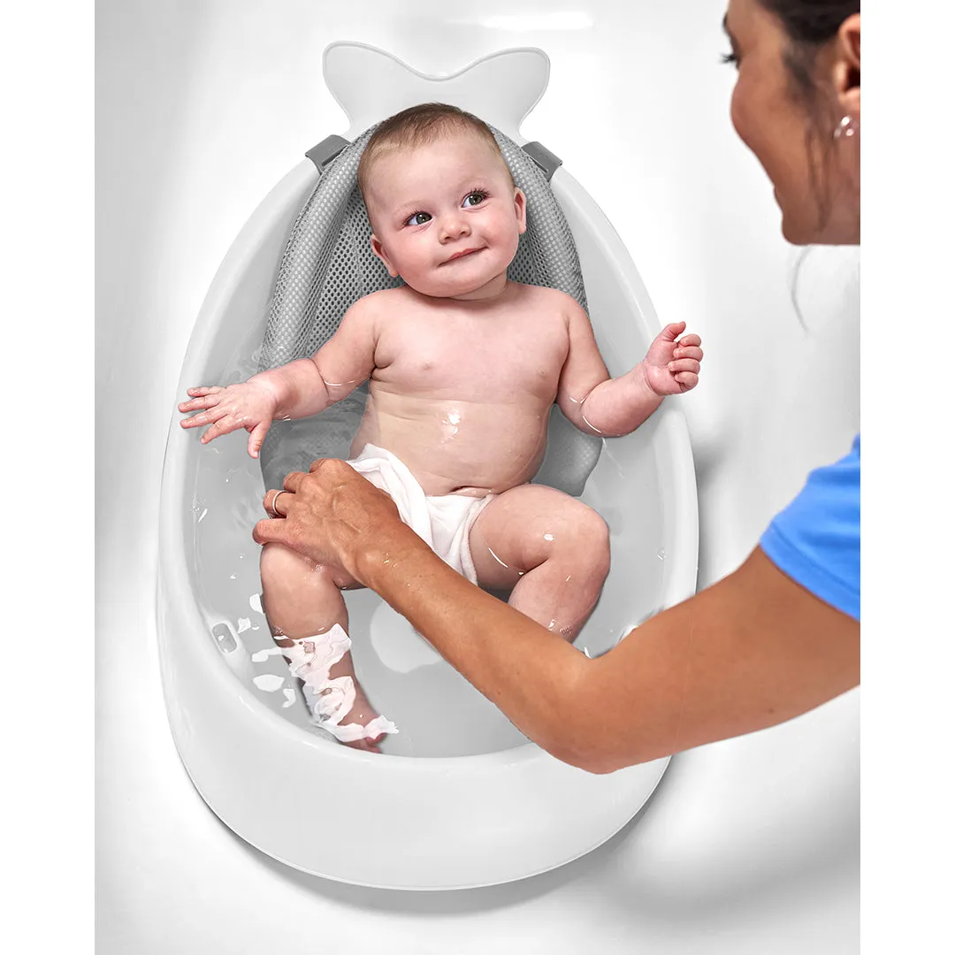 Skip Hop Bath Tub Moby Smart Sling 3-Stage Tub (Birth to 36 Months) White