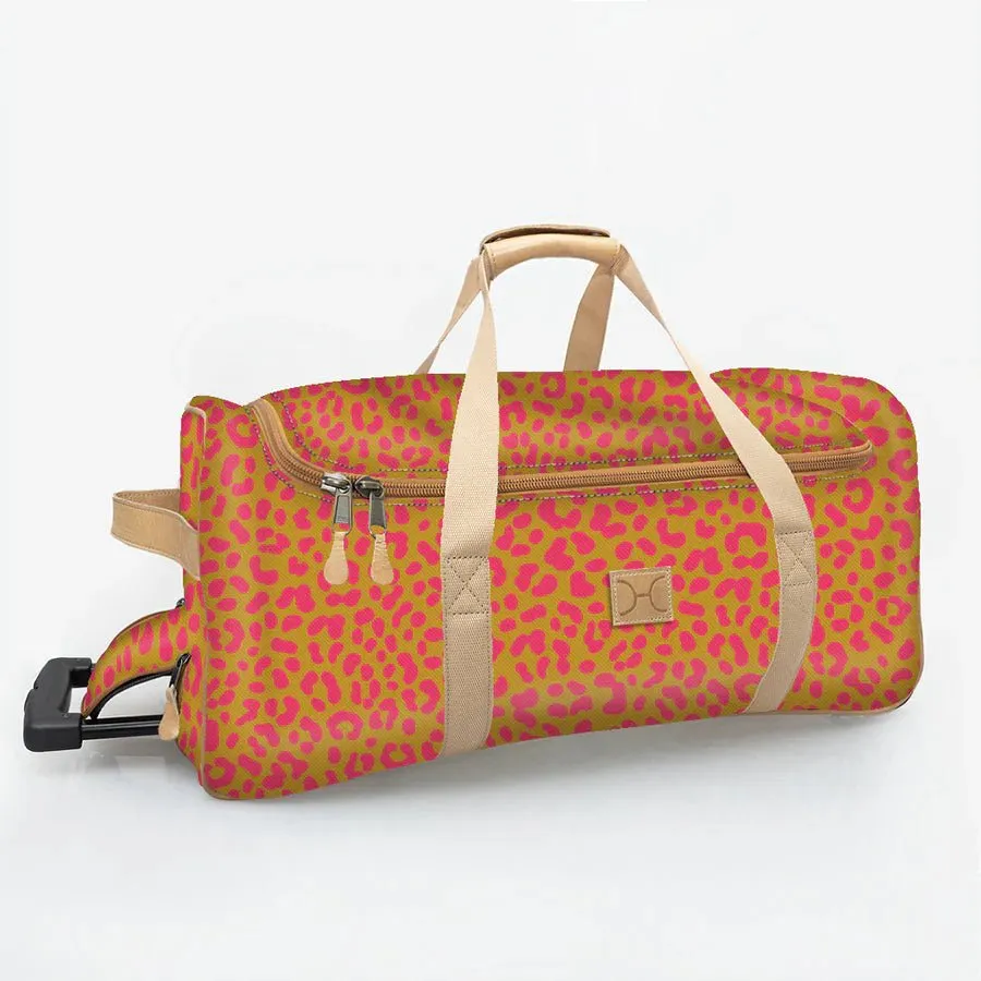 Thandana Laminated Fabric Kids Wheeled Duffel Bag