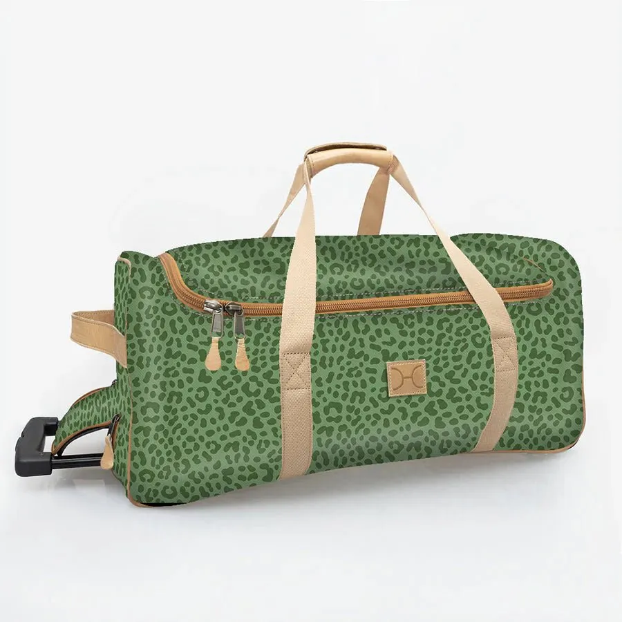 Thandana Laminated Fabric Kids Wheeled Duffel Bag