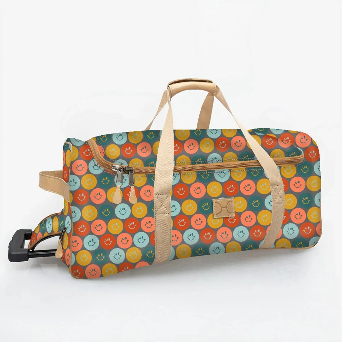 Thandana Laminated Fabric Kids Wheeled Duffel Bag