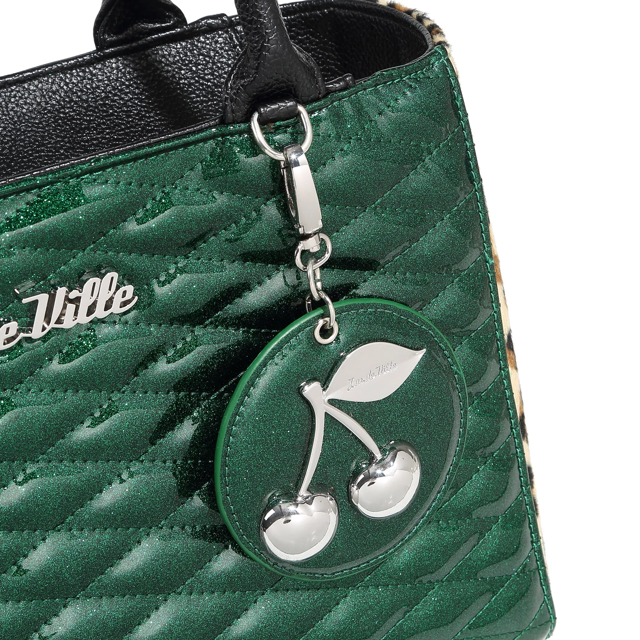 Venus Green Sparkle Wild Cherry Tote