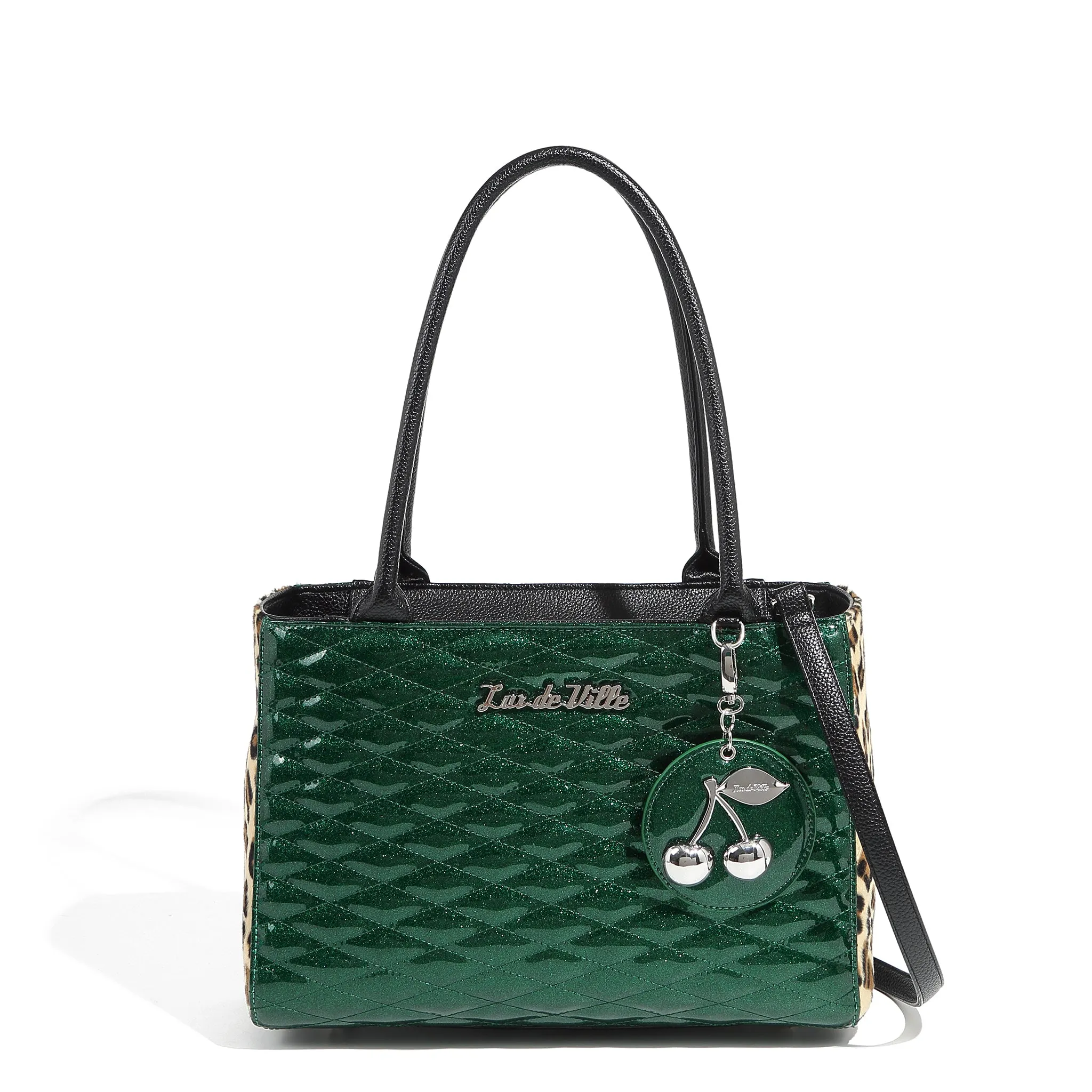 Venus Green Sparkle Wild Cherry Tote